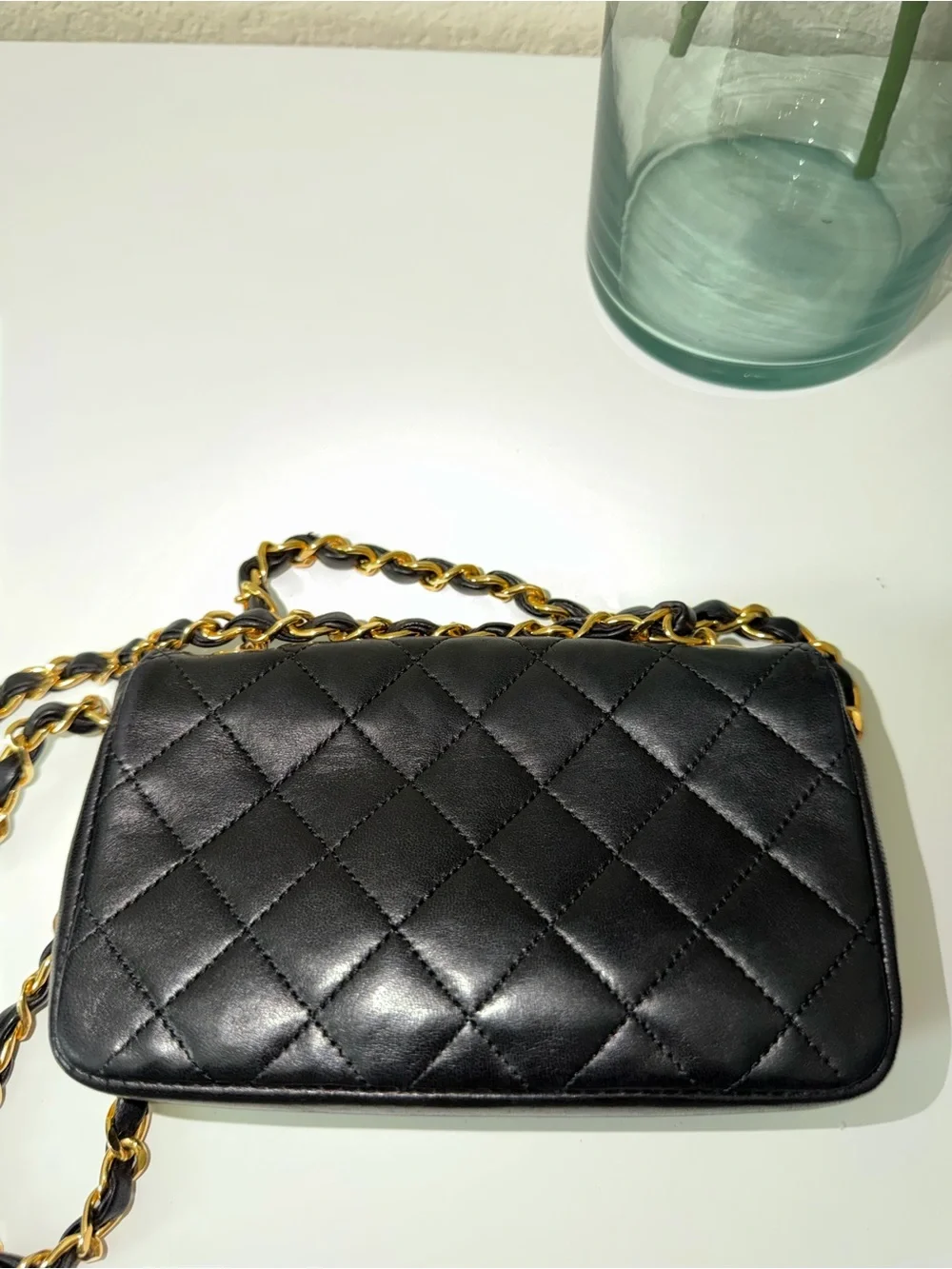 Chanel Black Mini Matelasse Crossbody Bag